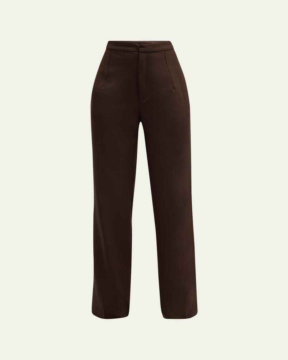 Vys Straight-Leg Wool Pants