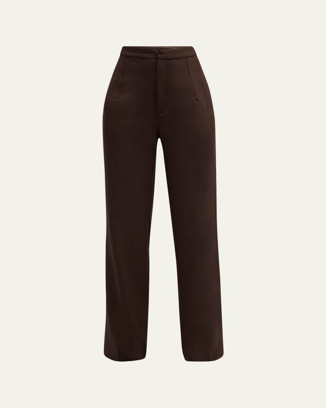 Vys Straight-Leg Wool Pants