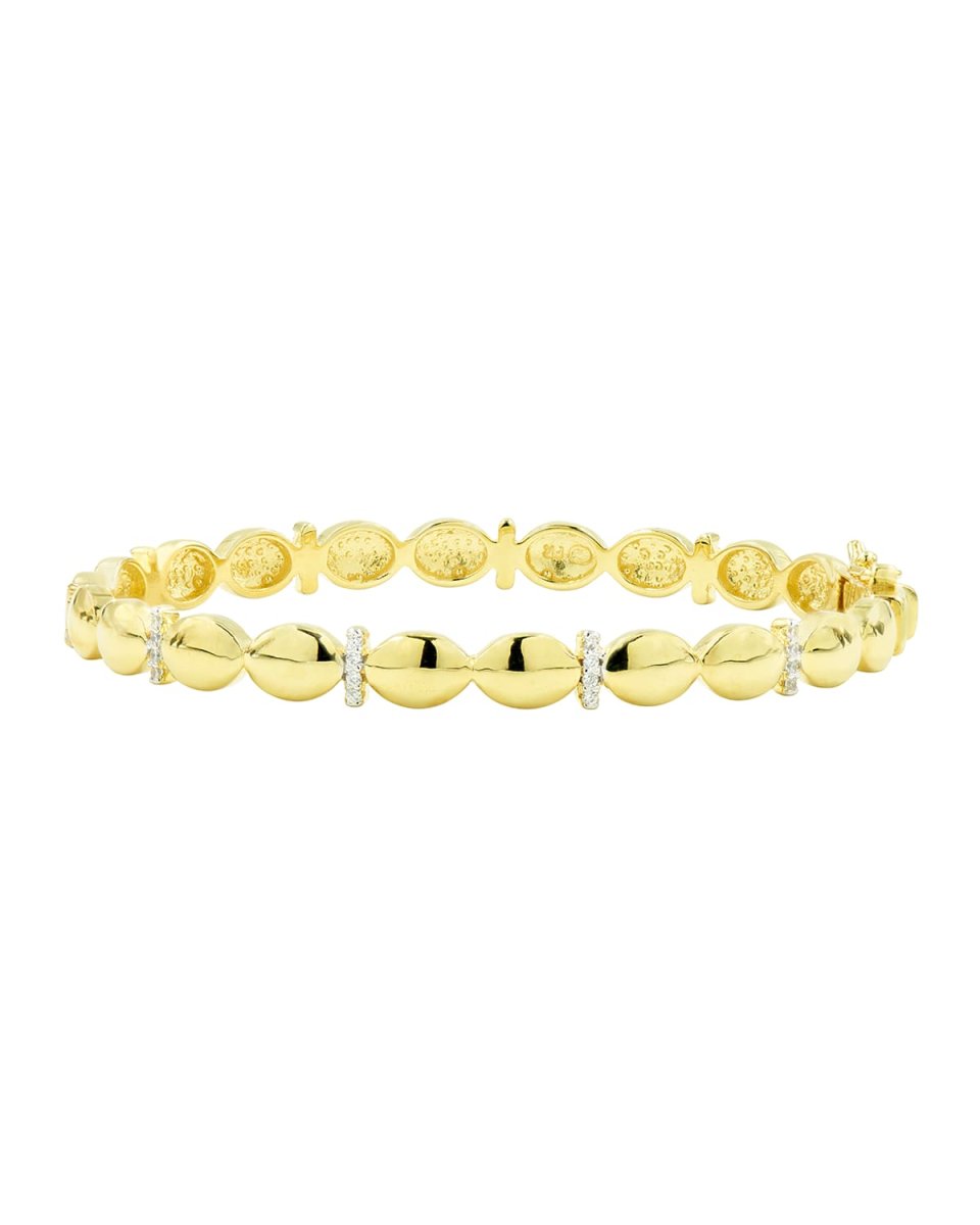 Flat Disc Hinge Bangle