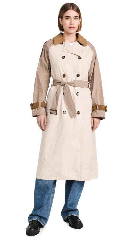 Barbour Barbour Ingleby Showerproof Jacket oatmeal/summer navy northumbe