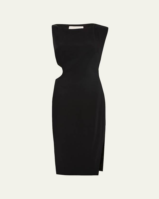 Arc Cut-Out Midi Dress