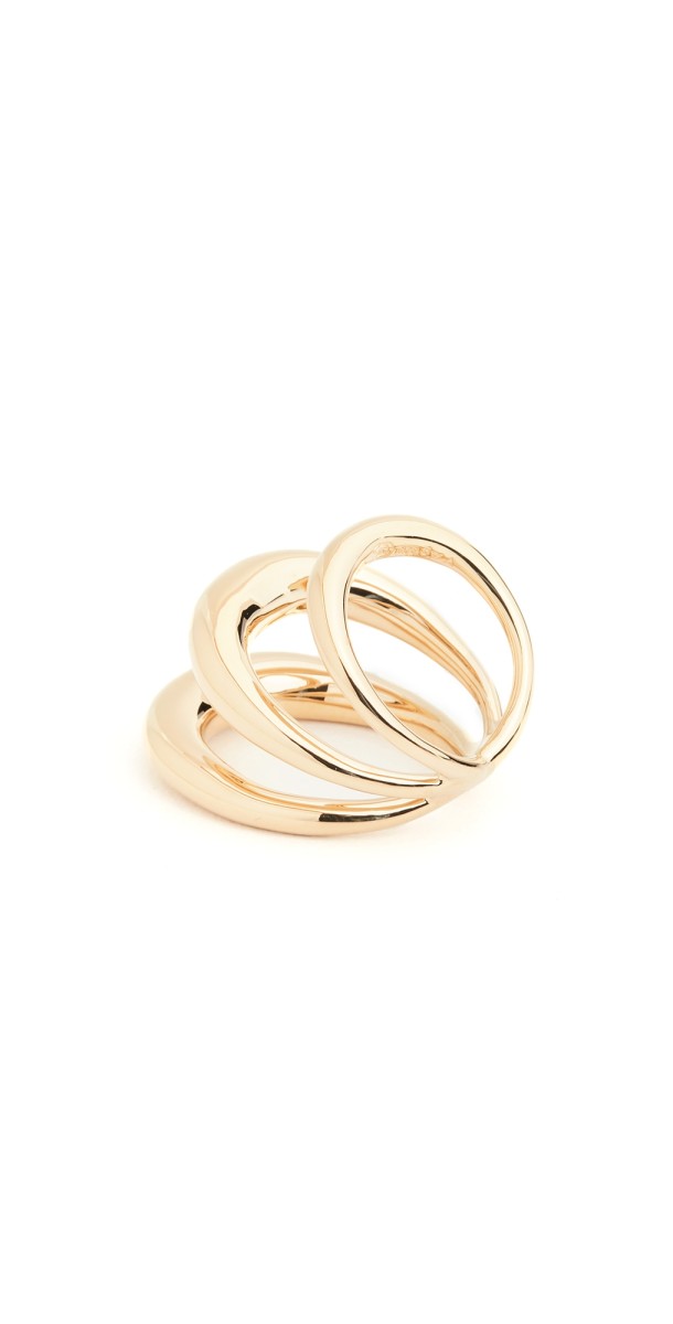 Charlotte Chesnais Echo Ring Yellow Vermeil