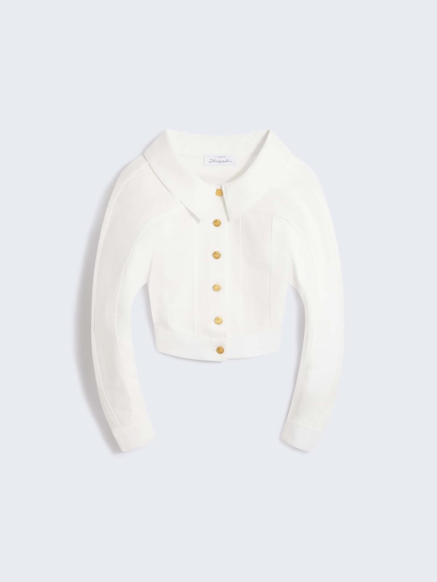 Schiaparelli DROP-SHOULDER DENIM JACKET