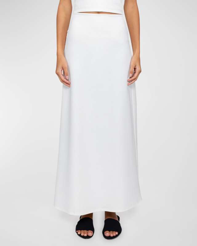 Rio Solid Maxi Skirt