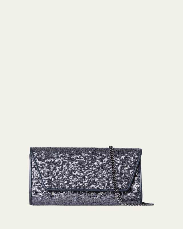 Anouk Small Sequins Clutch Bag