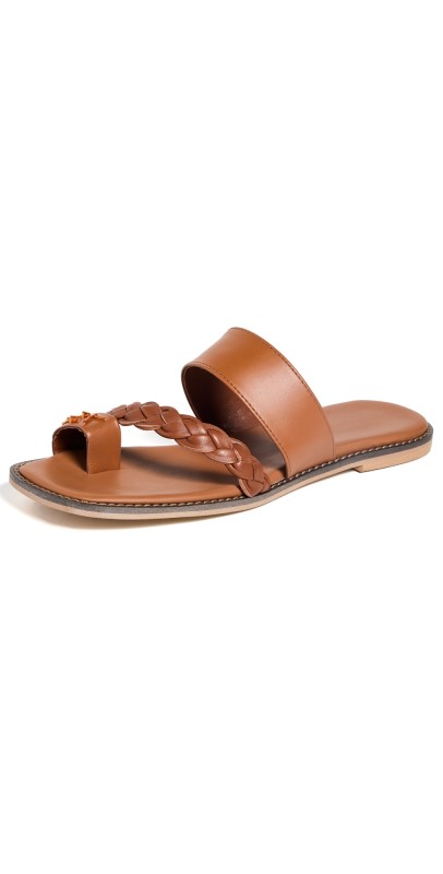 Shekudo Tarafal Sandals Brown