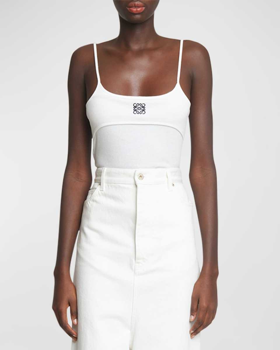 Anagram Strappy Rib Tank Top