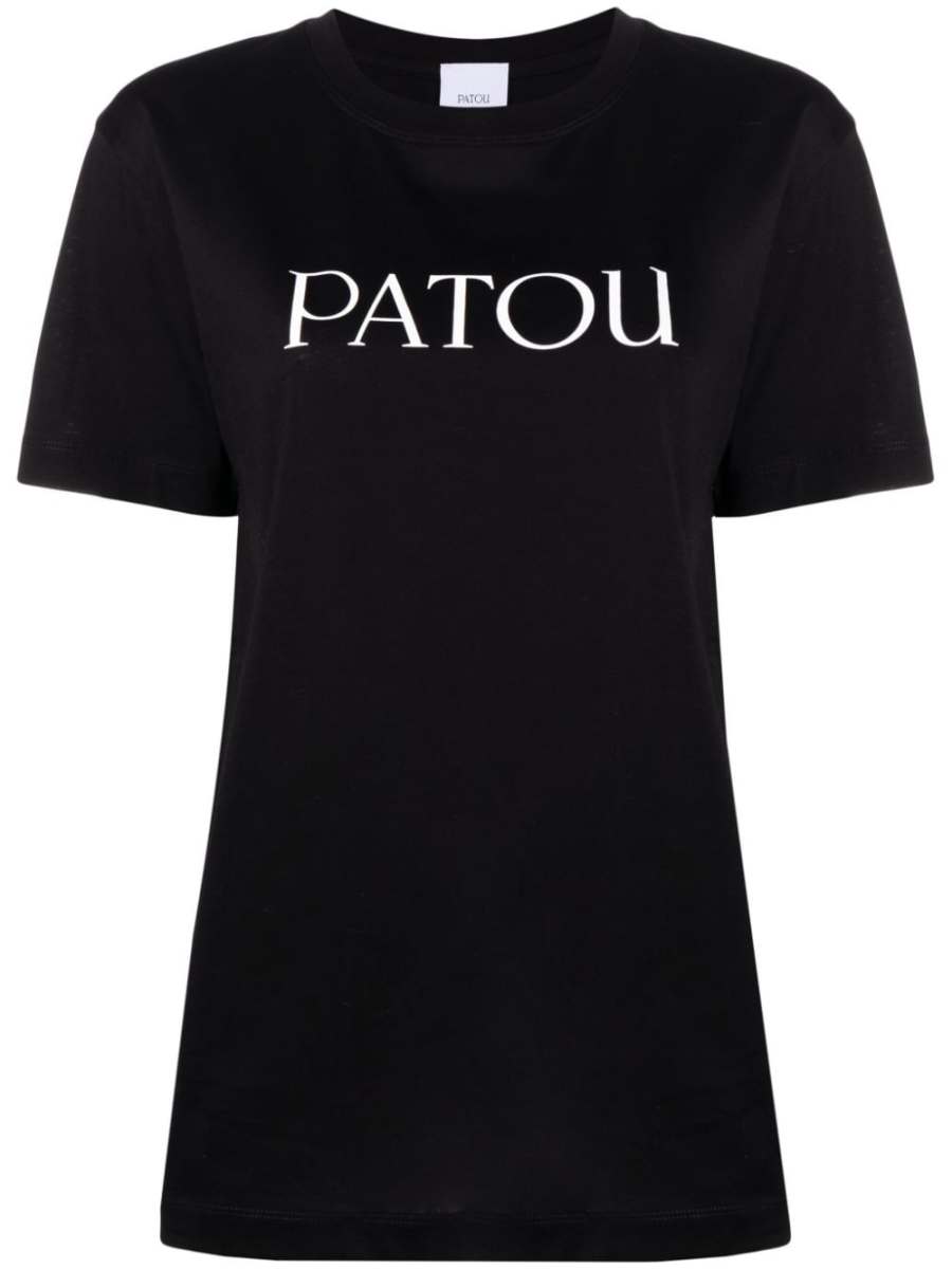 logo-print organic-cotton T-shirt