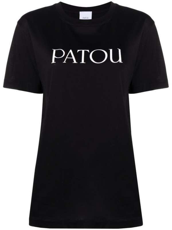 logo-print organic-cotton T-shirt