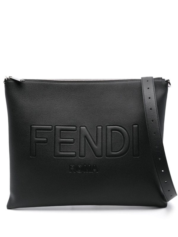 Fendi After leather shoulder bag