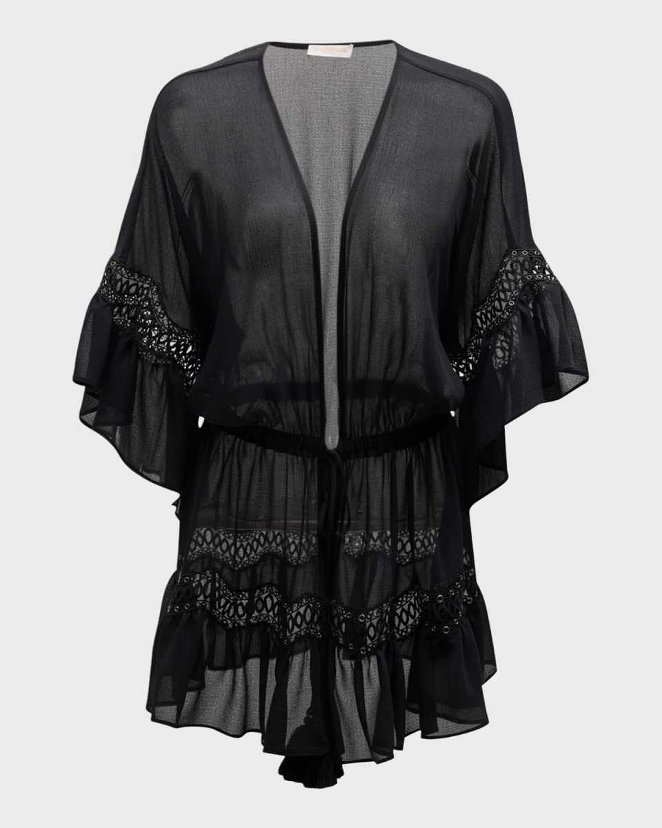 Amalia Grommet-Trim Sun Dress Coverup