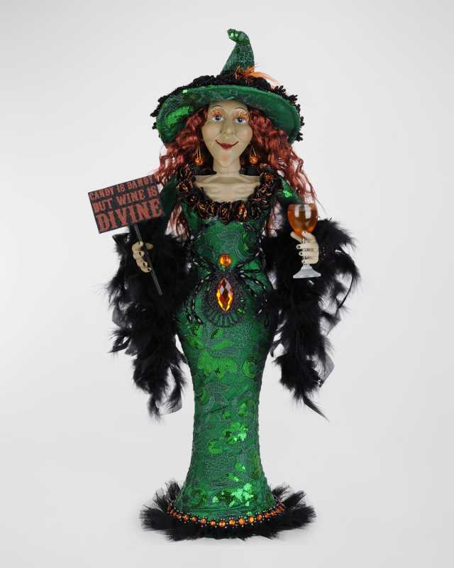 Wendy Wine Witch Halloween Decor