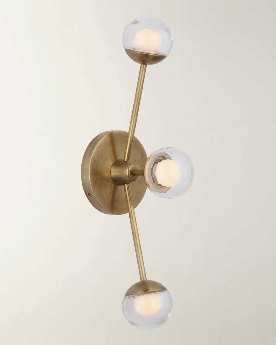 Alloway 19" Triple Linear Sconce By Kate Spade New York