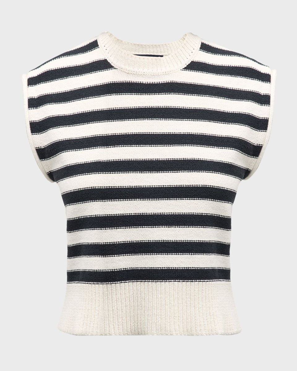 Vera Striped Sleeveless Sweat