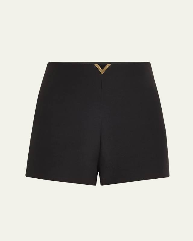 V Logo Hardware Shorts