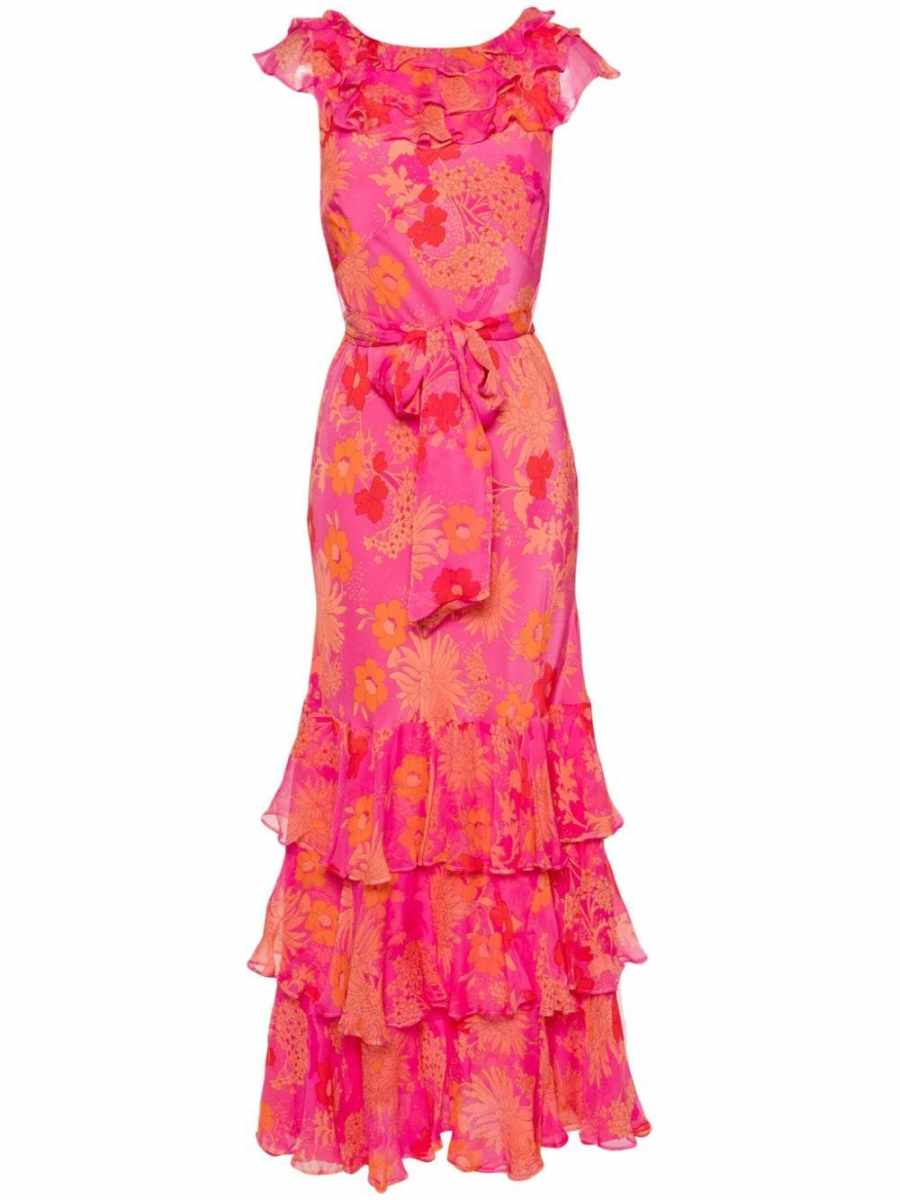 Rio floral-print silk maxi dress