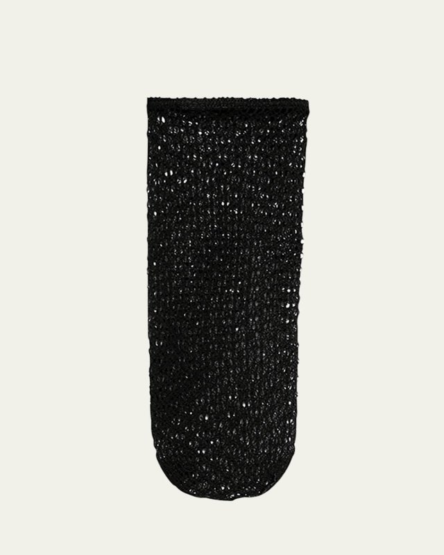 Graphic Net Ankle Socks