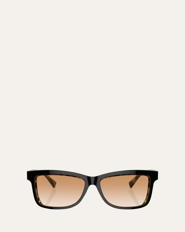 Logo Acetate Butterfly Sunglasses
