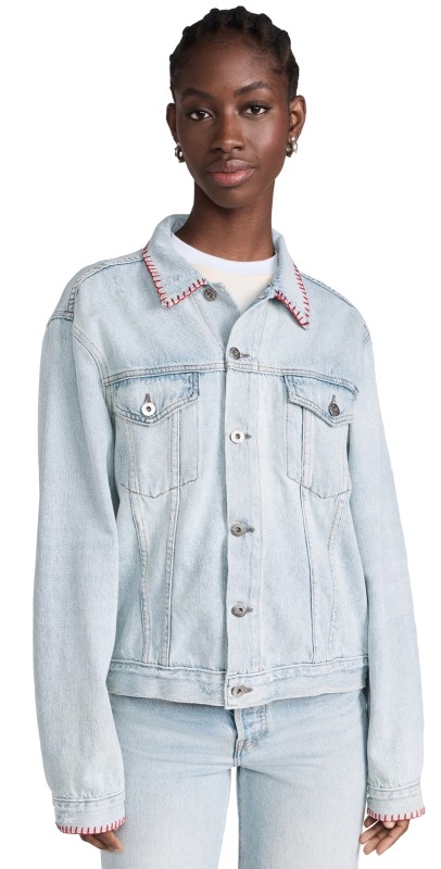 NSF Ashton Oversize Trucker Jacket Reflection Wash