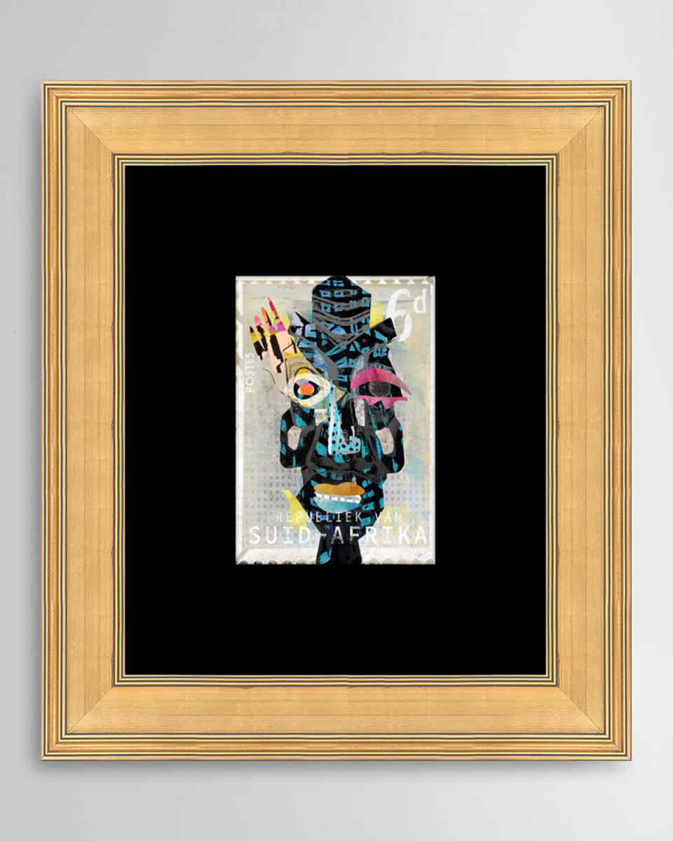 "Suid Afrika" Framed Giclee by Nikki Chu, 20" x 23"