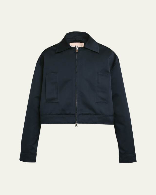 Zip-Up Cargo Jacket