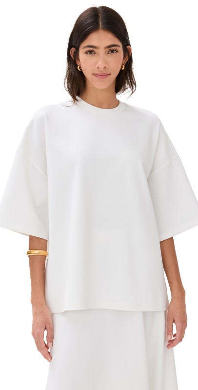 STAUD Capsule Top Ivory