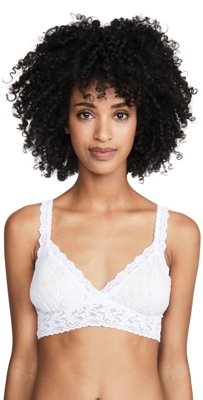 Hanky Panky Signature Lace Padded Crossover Bralette Chai