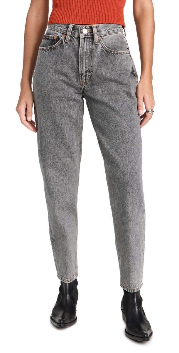 RE/DONE Taper Jeans Silver Back