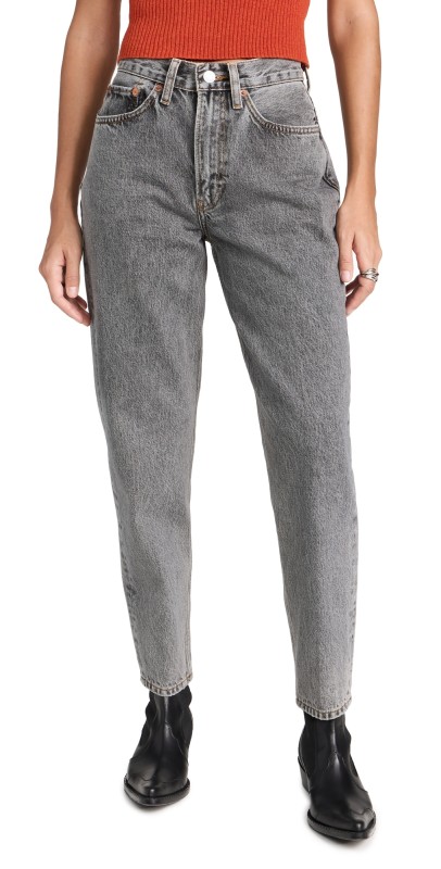 RE/DONE Taper Jeans Silver Back
