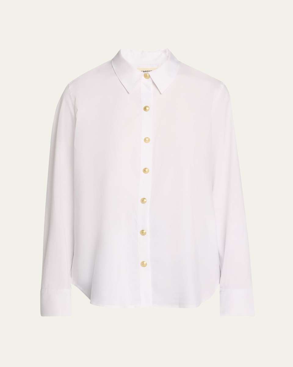 Ellery Button-Front Blouse
