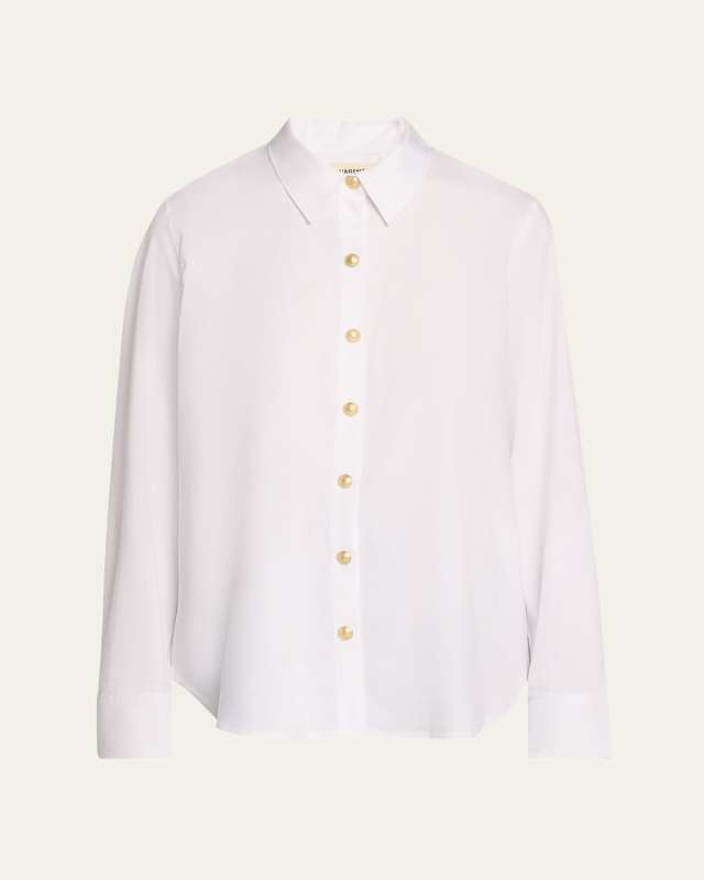 Ellery Button-Front Blouse