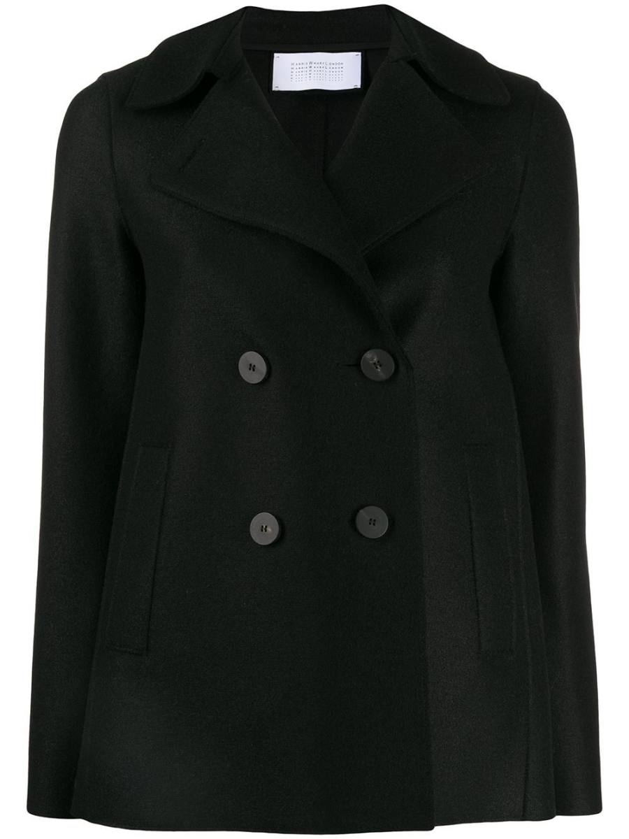 straight double-breasted jacket