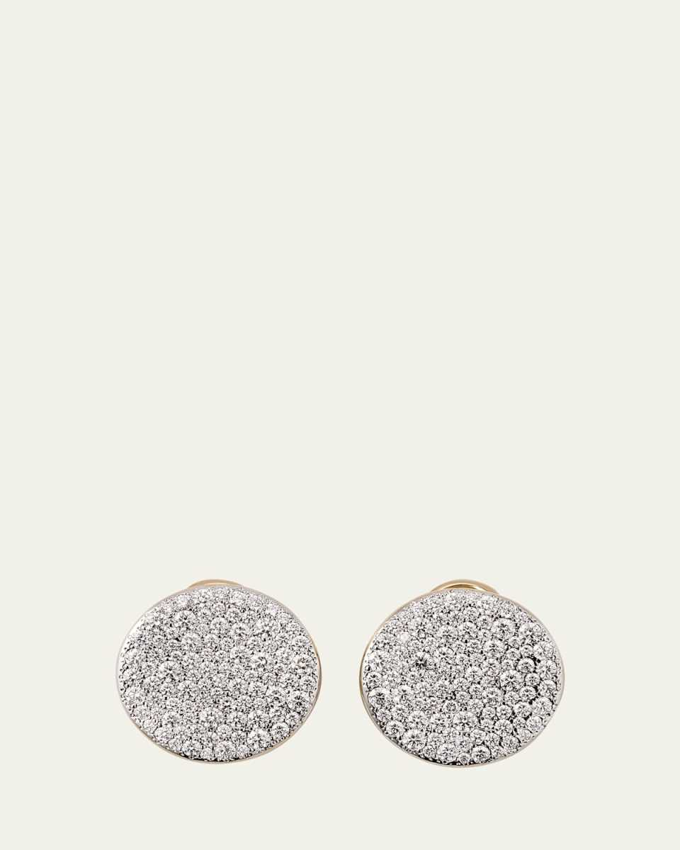 Sabbia 18k White Gold and Diamond Earrings
