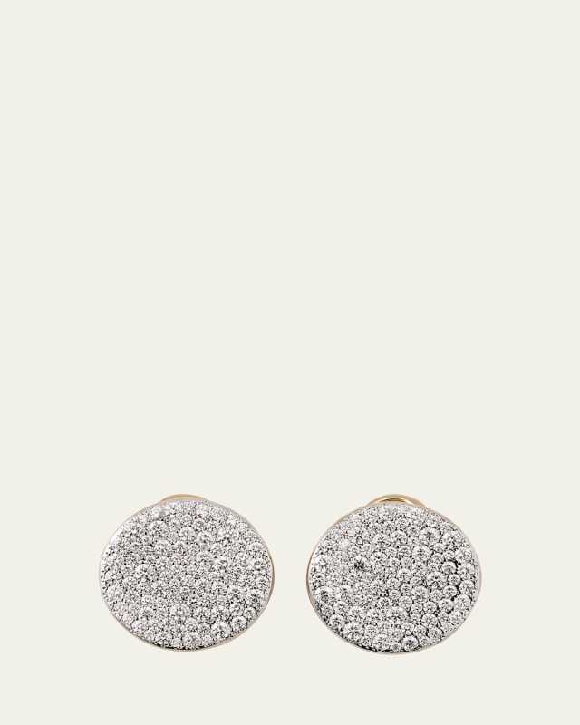 Sabbia 18k White Gold and Diamond Earrings