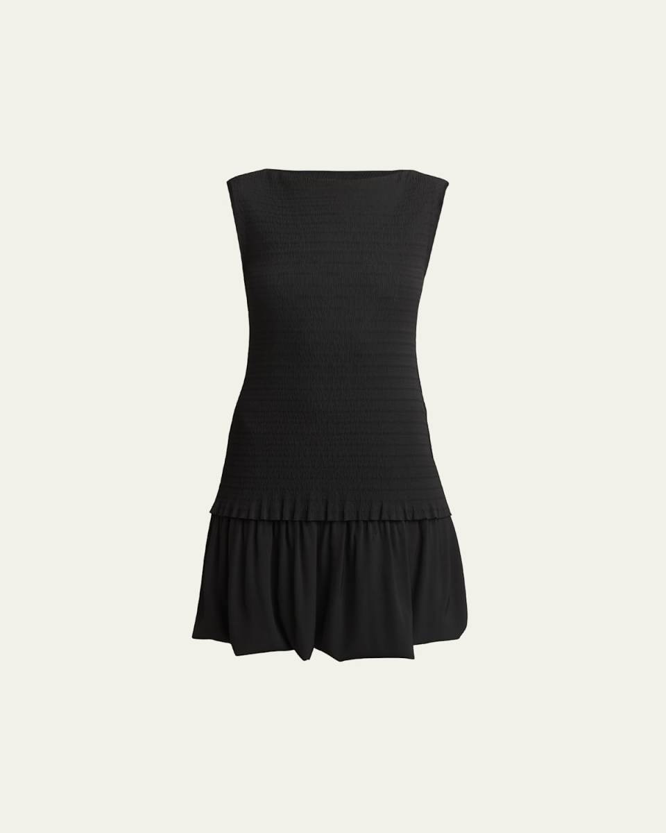 Martine Sleeveless Bubble Hem Mini Dress