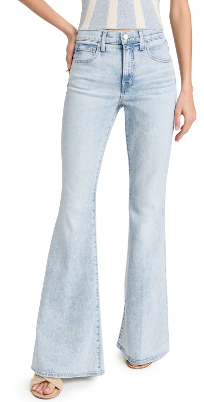 Veronica Beard Jean Sheridan Bell Bottom Jeans Sky