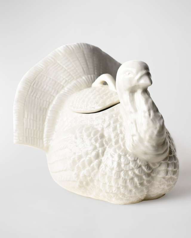 Turkey-Shaped Covered Bowl