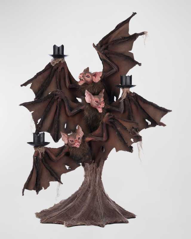Jacks and Cats Bat Candelabra