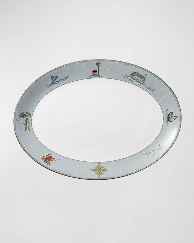 Sailor's Farewell Oval Platter
