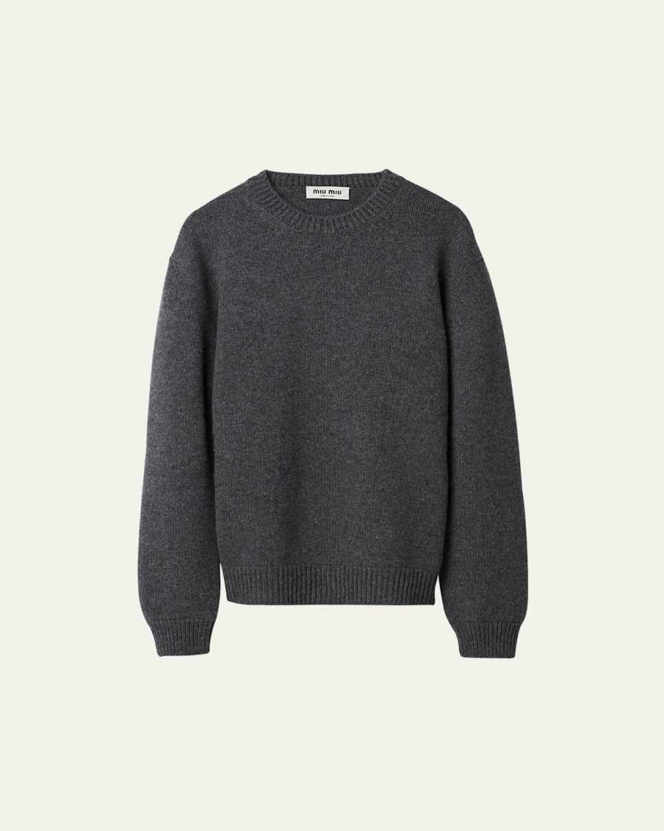 Crew-Neck Cashmere Sweater