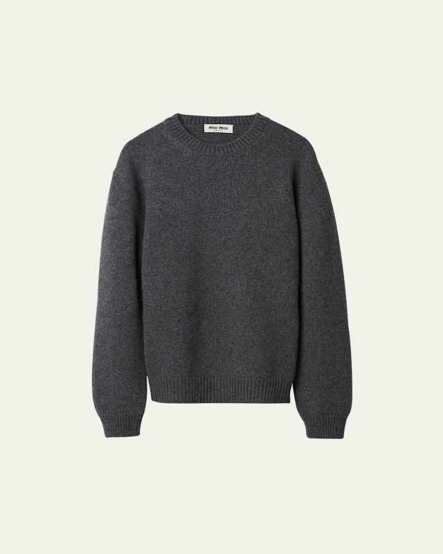 Crew-Neck Cashmere Sweater