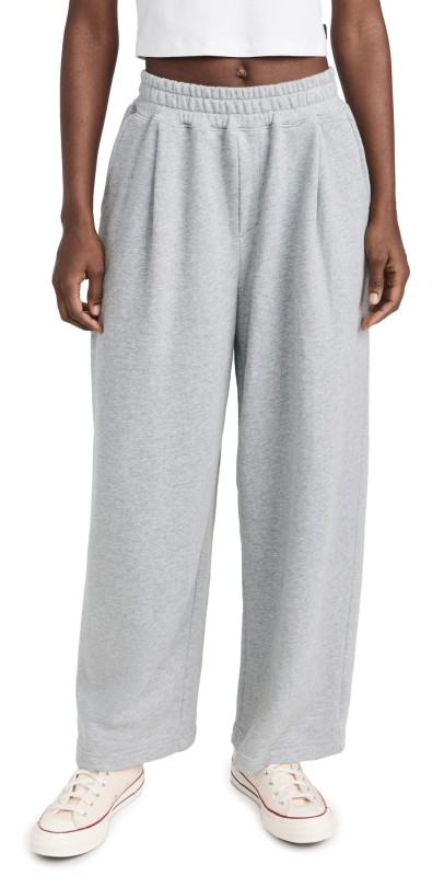 MWL by Madewell Terry Oversized Sweatpants Heather Gym Class Grey