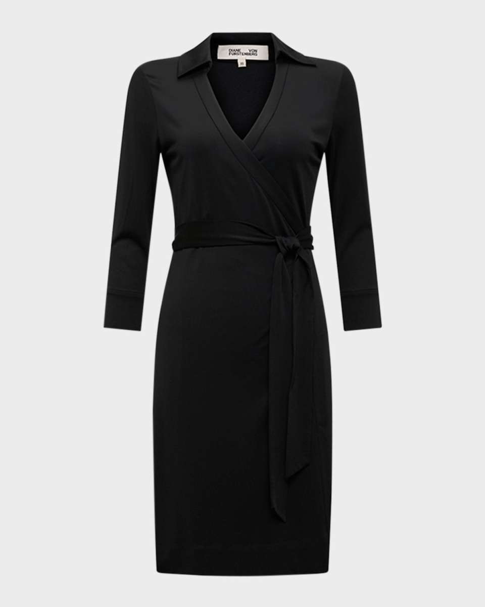 Jeanne Silk Jersey Mini Wrap Dress