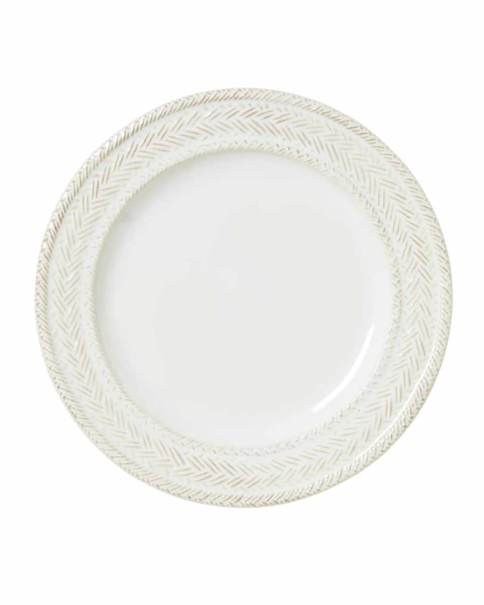 Le Panier Dessert/Salad Plate - Whitewash