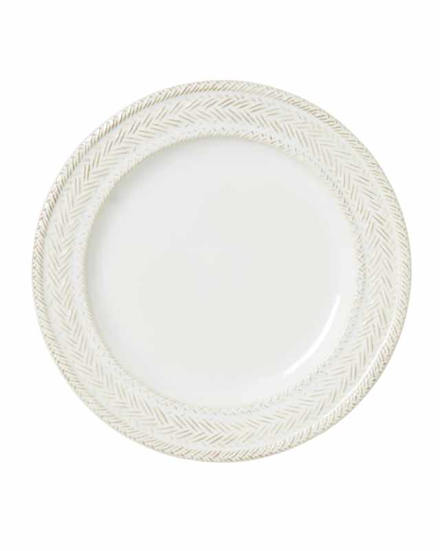 Le Panier Dessert/Salad Plate - Whitewash