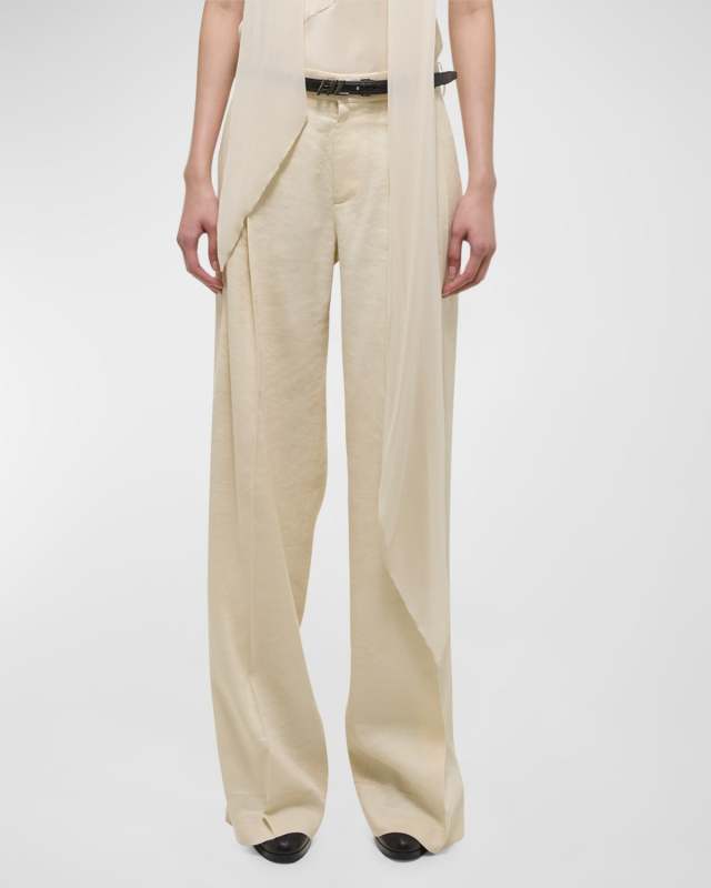 Double Pleated Pants