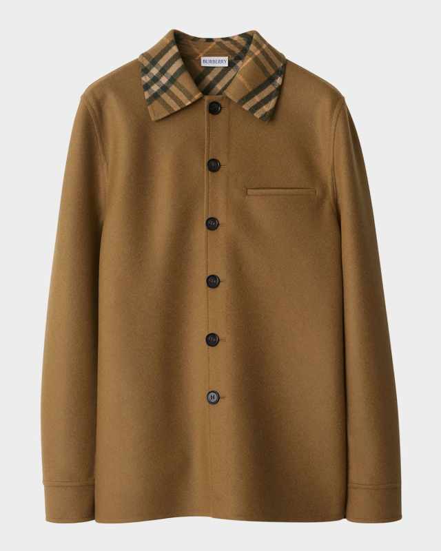Cie Check Collar Shirt Jacket
