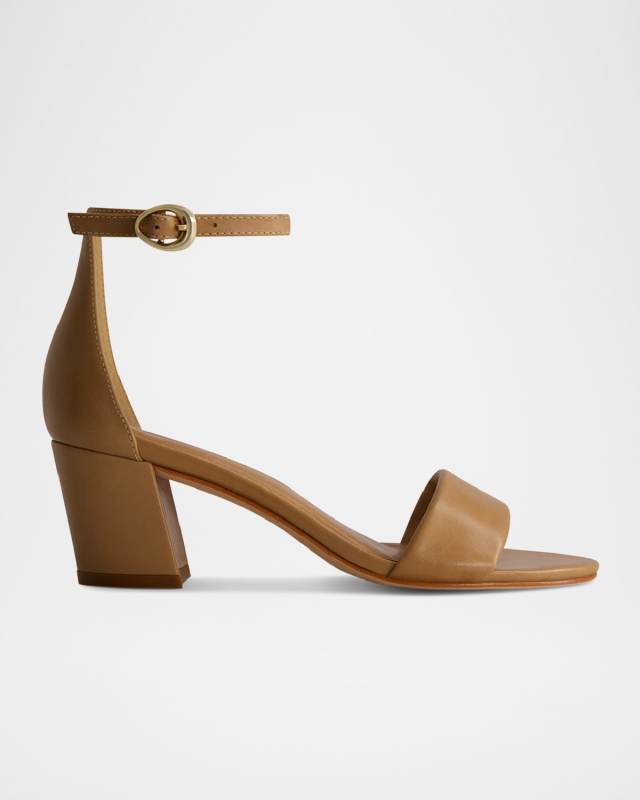 Bowie Leather Ankle-Strap Sandals