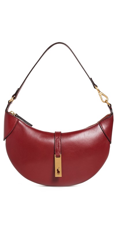 Polo Ralph Lauren Sport Calf Mini Shoulder Bag Chianti