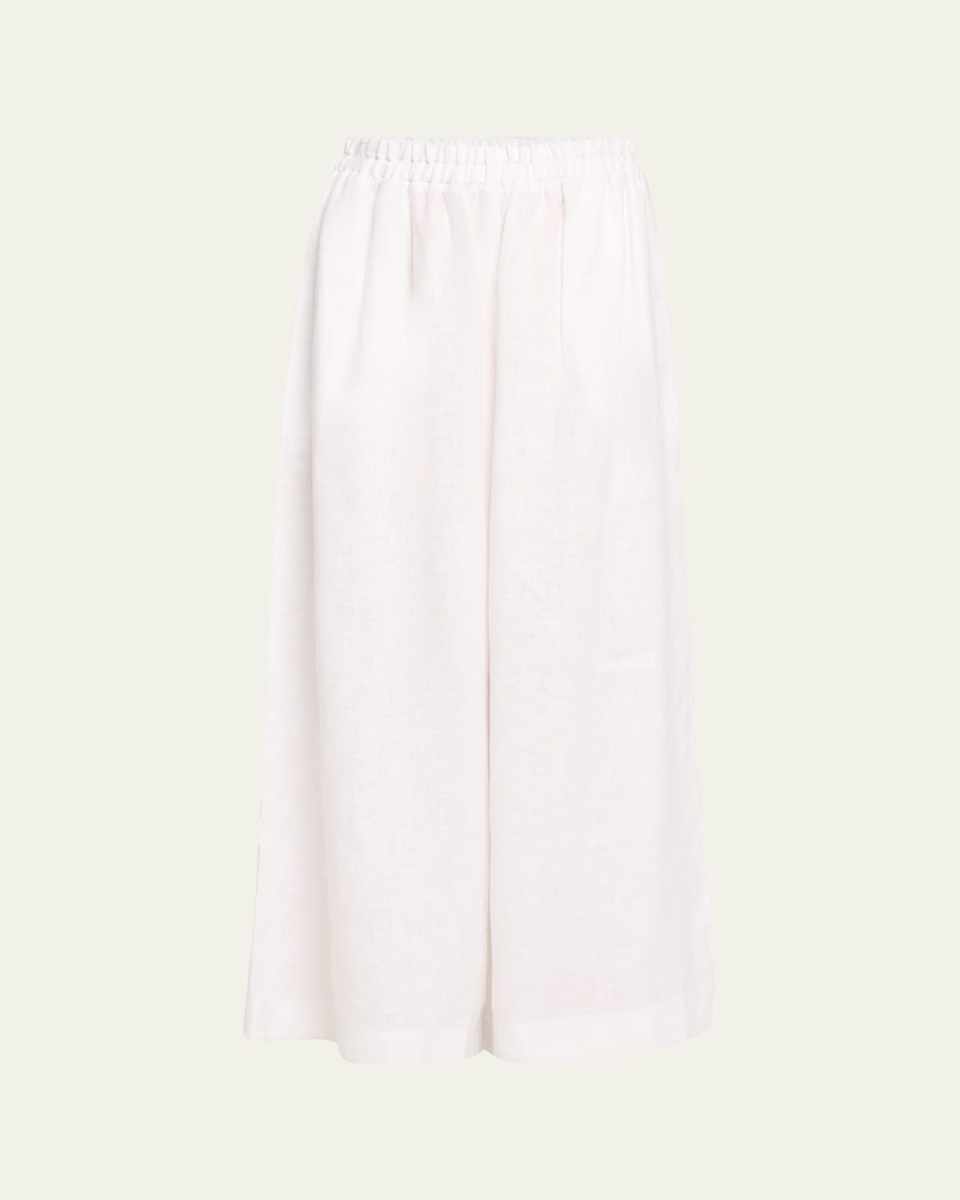 Ultra Wide-Leg Linen Trousers